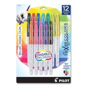 Pilot FriXion Colors Erasable Stick Marker Pen, 2.5mm, Assorted, PK12 44155